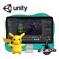 Мир игр на Unity 2D на популярном движке + AI-помощники - КИБЕРшкола программирования для детей, компьютерные курсы для школьников, начинающих и подростков - KIBERone г. Черёмушки