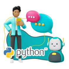 Умный чат-бот на Python на Telegram - КИБЕРшкола программирования для детей, компьютерные курсы для школьников, начинающих и подростков - KIBERone г. Черёмушки