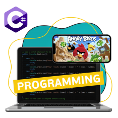 Программирование на C#. Удивительный мир 2D-игр - КИБЕРшкола программирования для детей, компьютерные курсы для школьников, начинающих и подростков - KIBERone г. Черёмушки